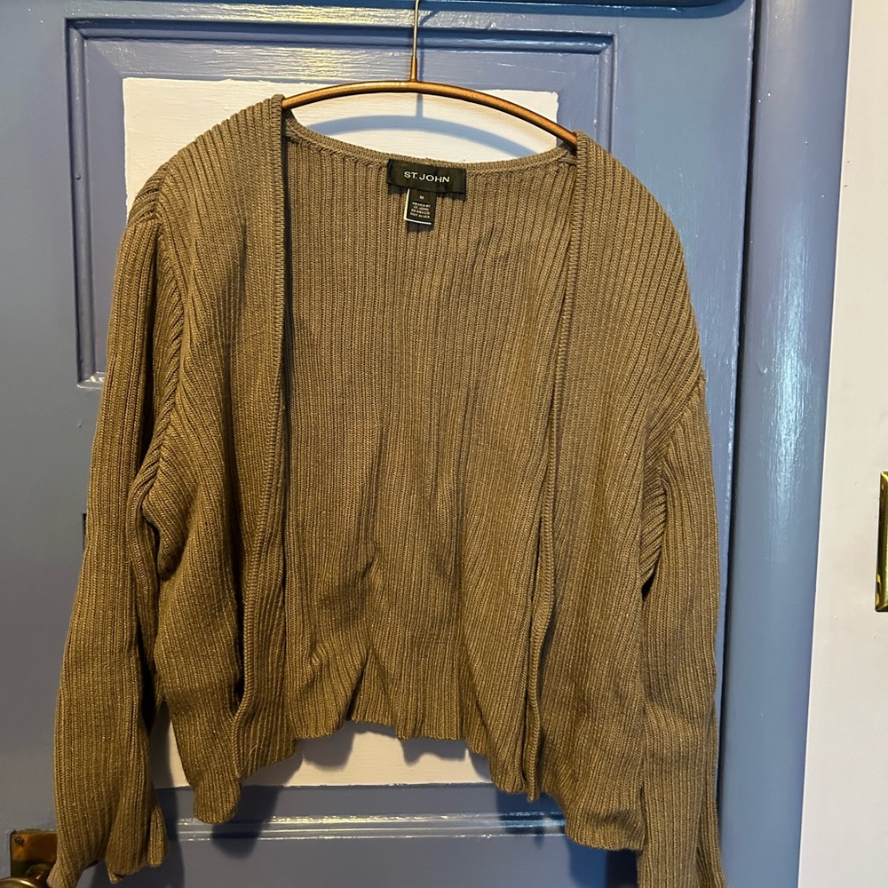 St John short open cardigan